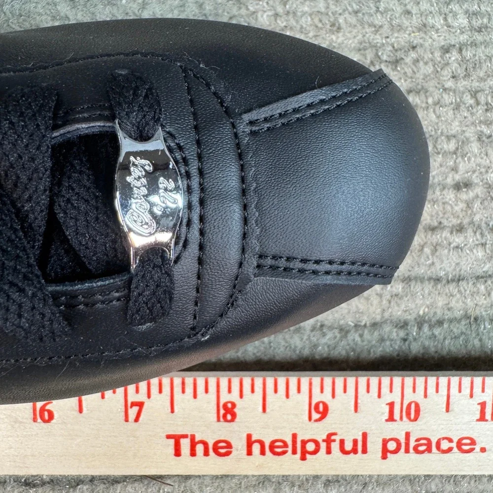 Nike Cortez 72 Leather Sneakers Black White Low Top Trainers 807472-011 Sz 6.5